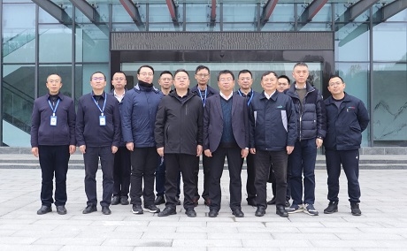 蒋文春率队莅临绵阳必赢76net线路公司调研指导事情